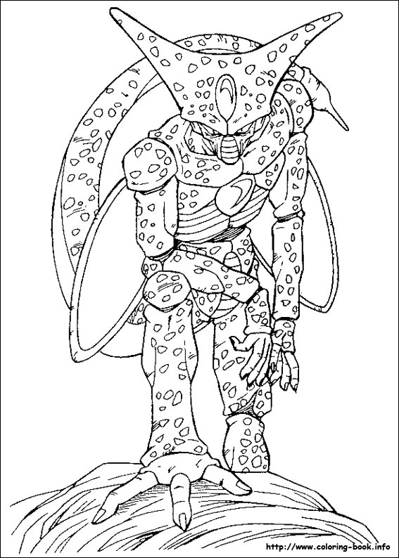 Dragon Ball Z coloring picture